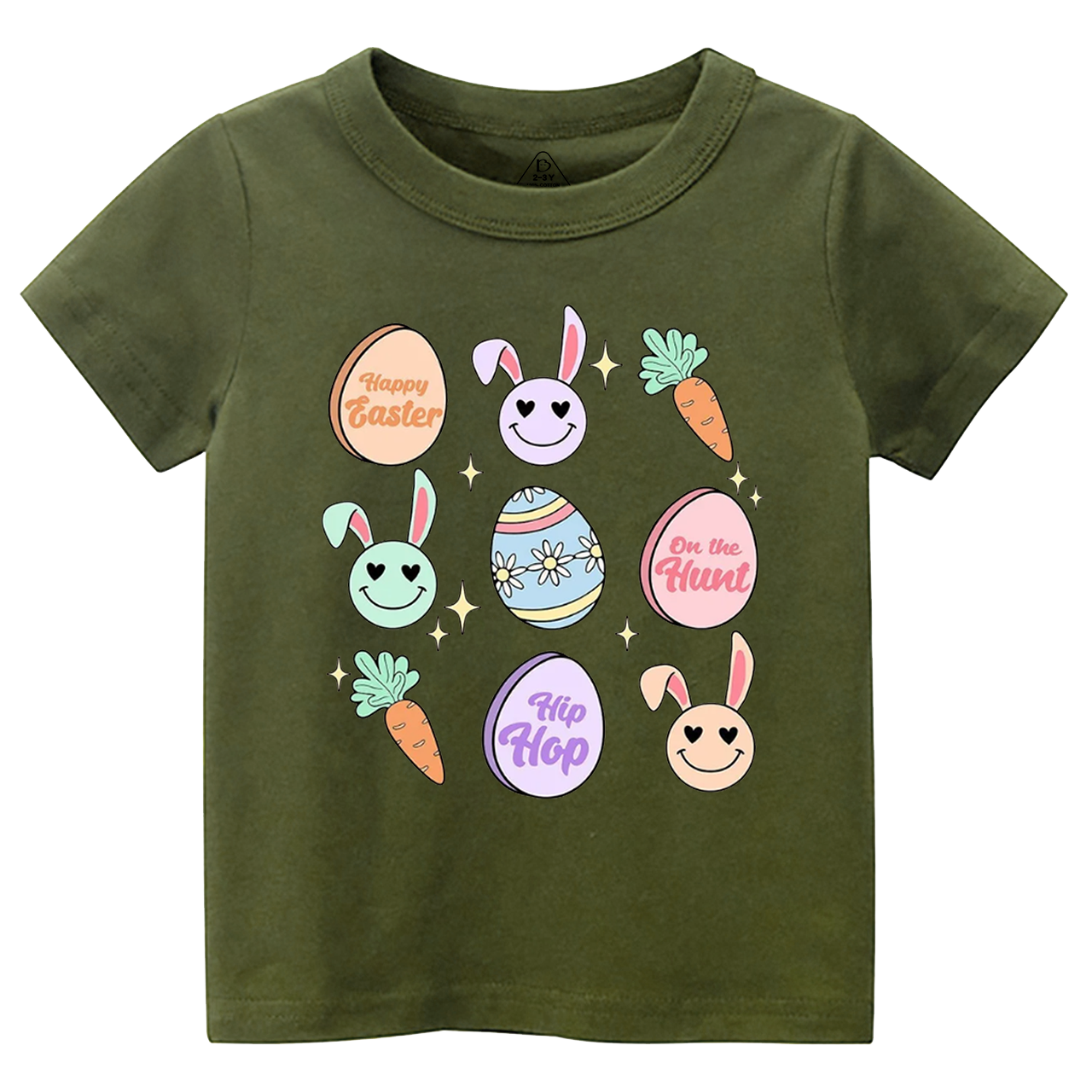 Smiley Bunny Toddler&Kid's Tees Beepumpkin