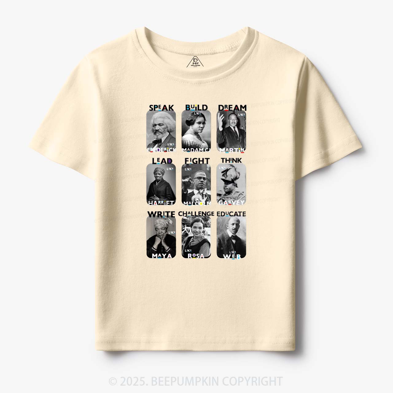 Inspired By Black History Toddler&Kid's Tees Beepumpkin