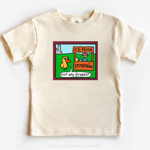 Cute Duck Animation Toddler&Kids Tees 8