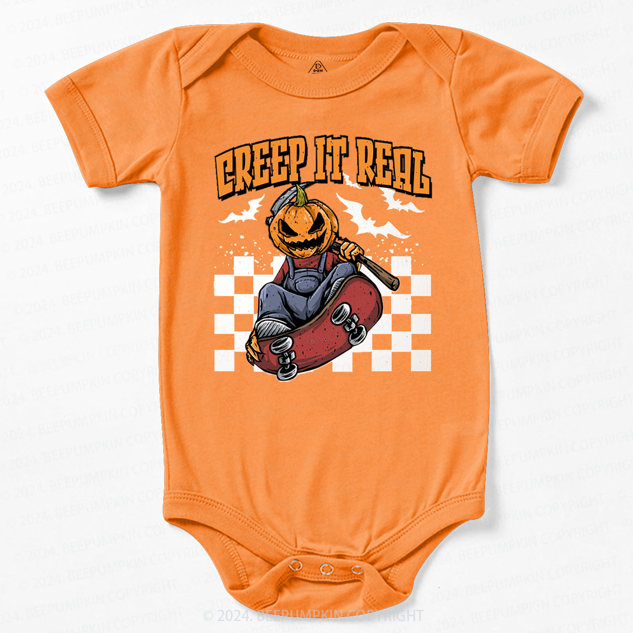 Creep It Real Halloween Baby Bodysuits 