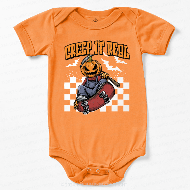 Creep It Real Halloween Baby Bodysuits 