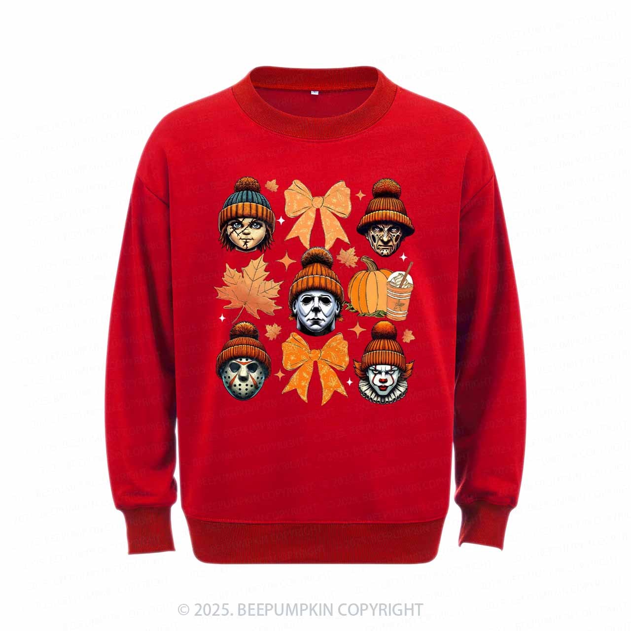 Fall Vibes Horror Sweatshirt Beepumpkin