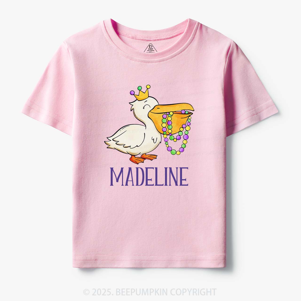 Personalized Louisiana Pelican Toddler&Kid's Tees Beepumpkin