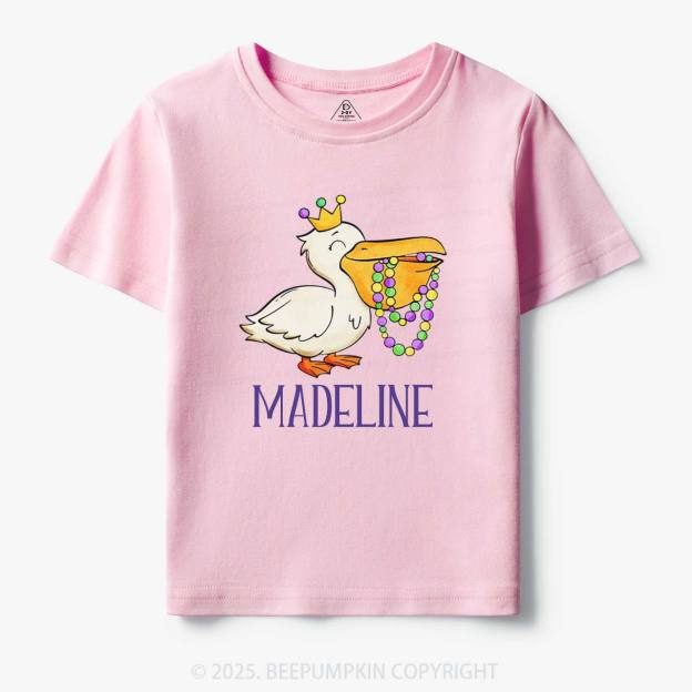 Personalized Louisiana Pelican Toddler&Kid's Tees Beepumpkin
