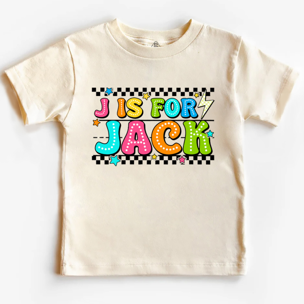 Personalized Alphabet Toddler&Kid's Tees Beepumpkin