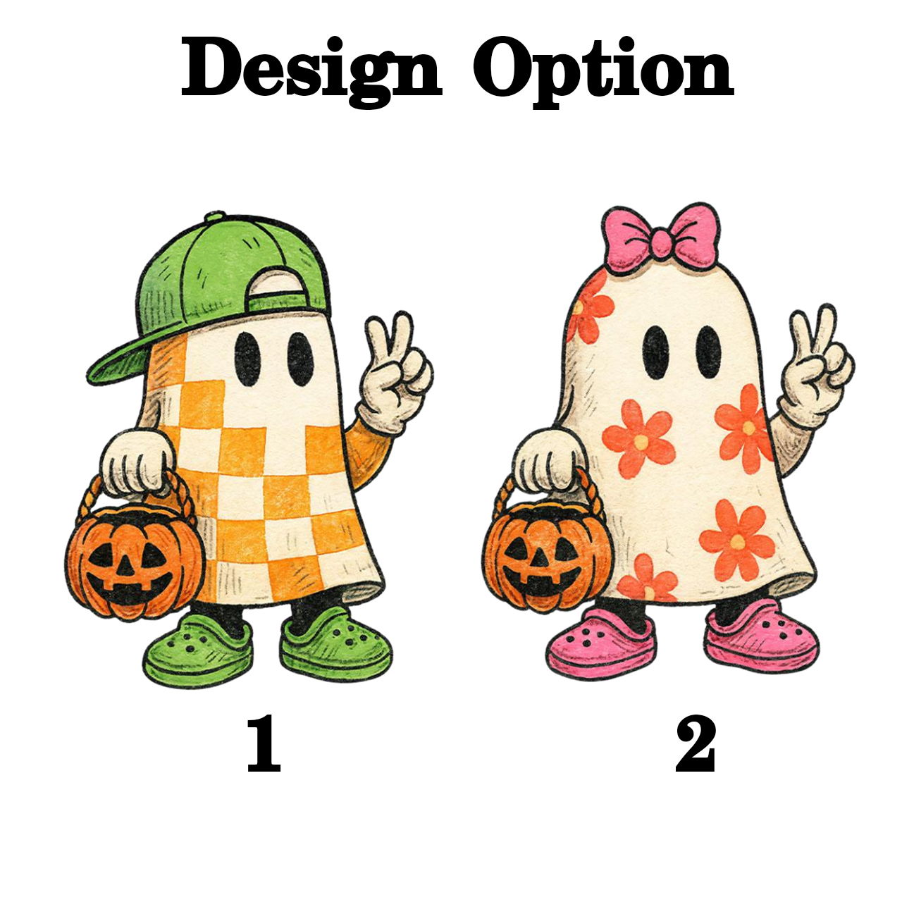 Personalized Boo Ghost Halloween Bodysuit Beepumpkin