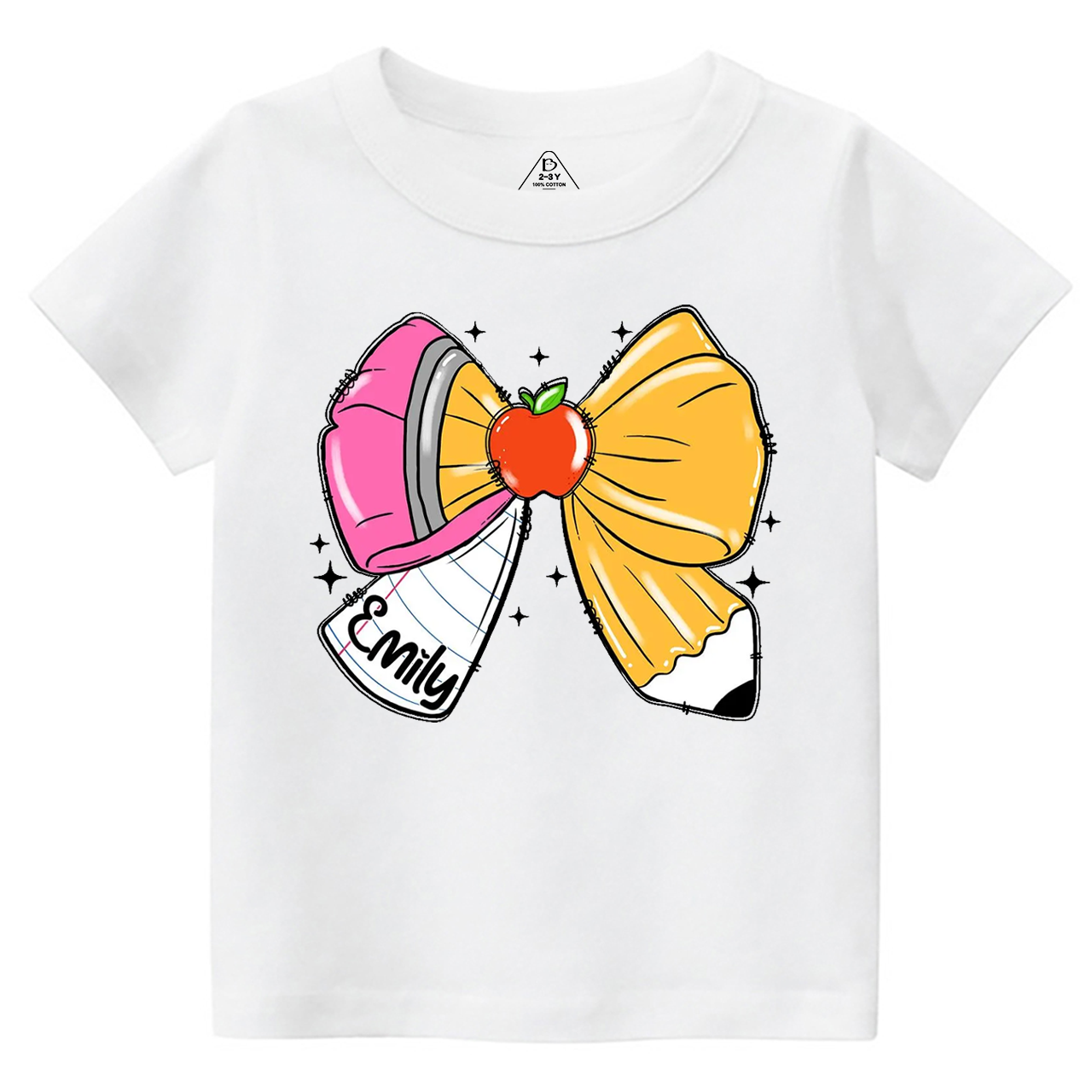 Personalized Pencil Name Toddler&Kid's Tees Beepumpkin 