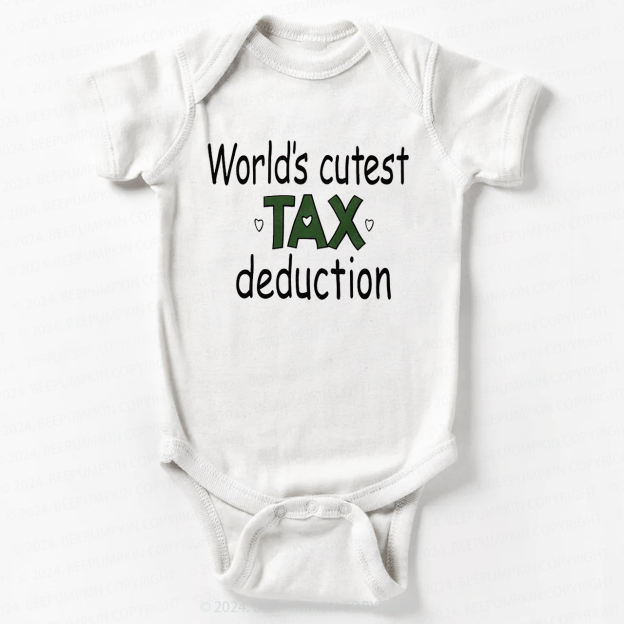 World's Cutest Tax Deduction Bodysuit For Baby