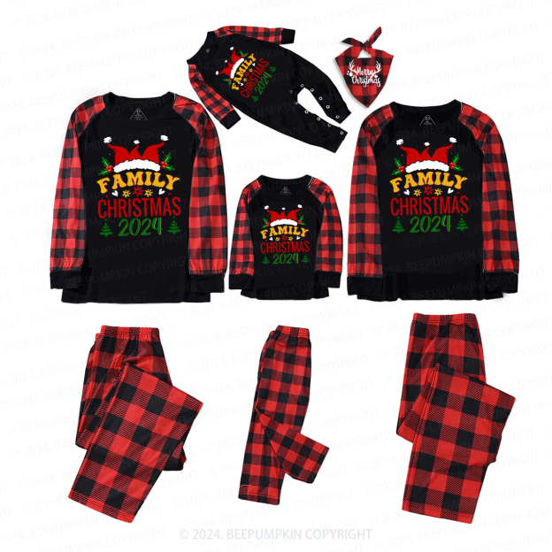 Funny Family Christmas Hat Matching Pajamas Beepumpkin