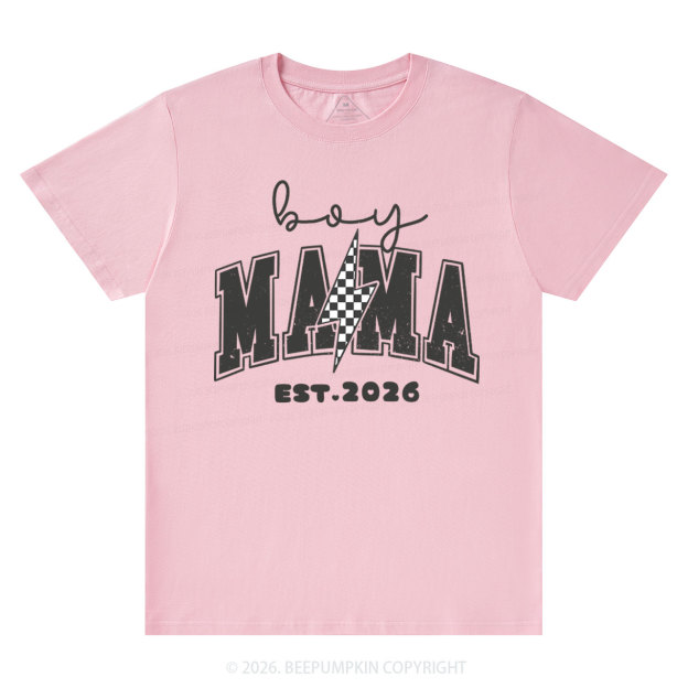 Personalized Boy Mama Est Date T-Shirts