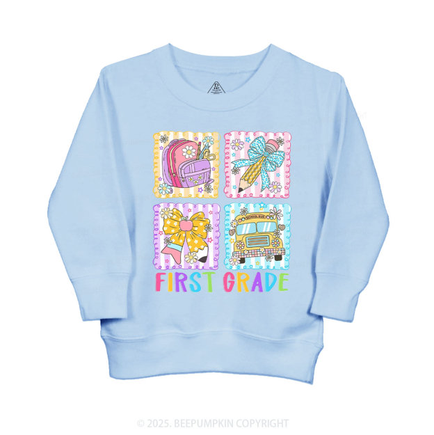 Learning Squares Kid's Sweatshirt