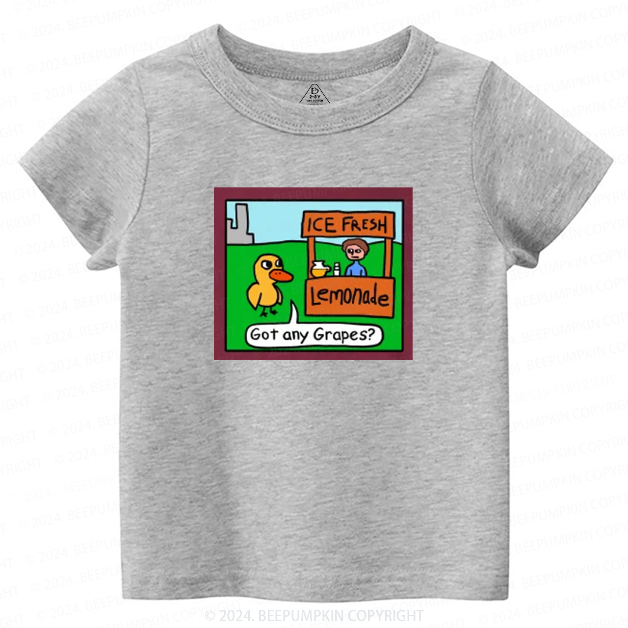 Cute Duck Animation Toddler&Kids Tees 8
