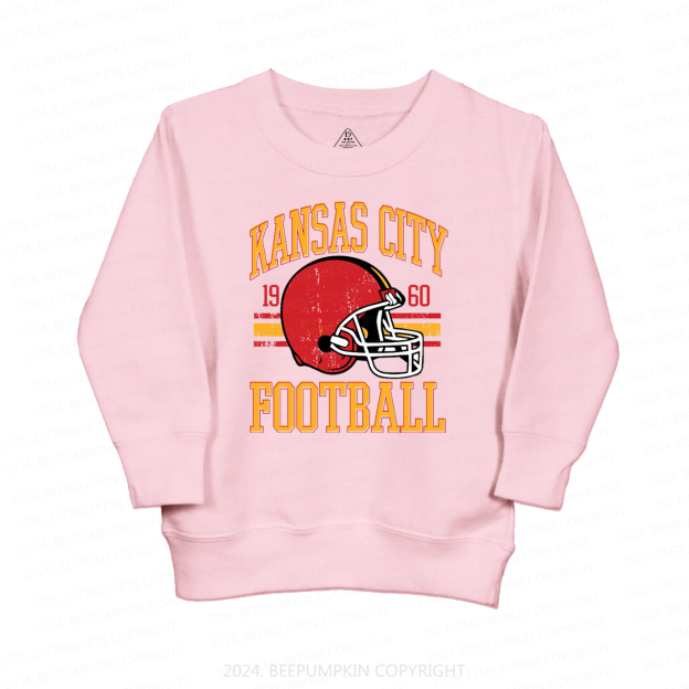 Vintage KC Football Kids Sweatshirt