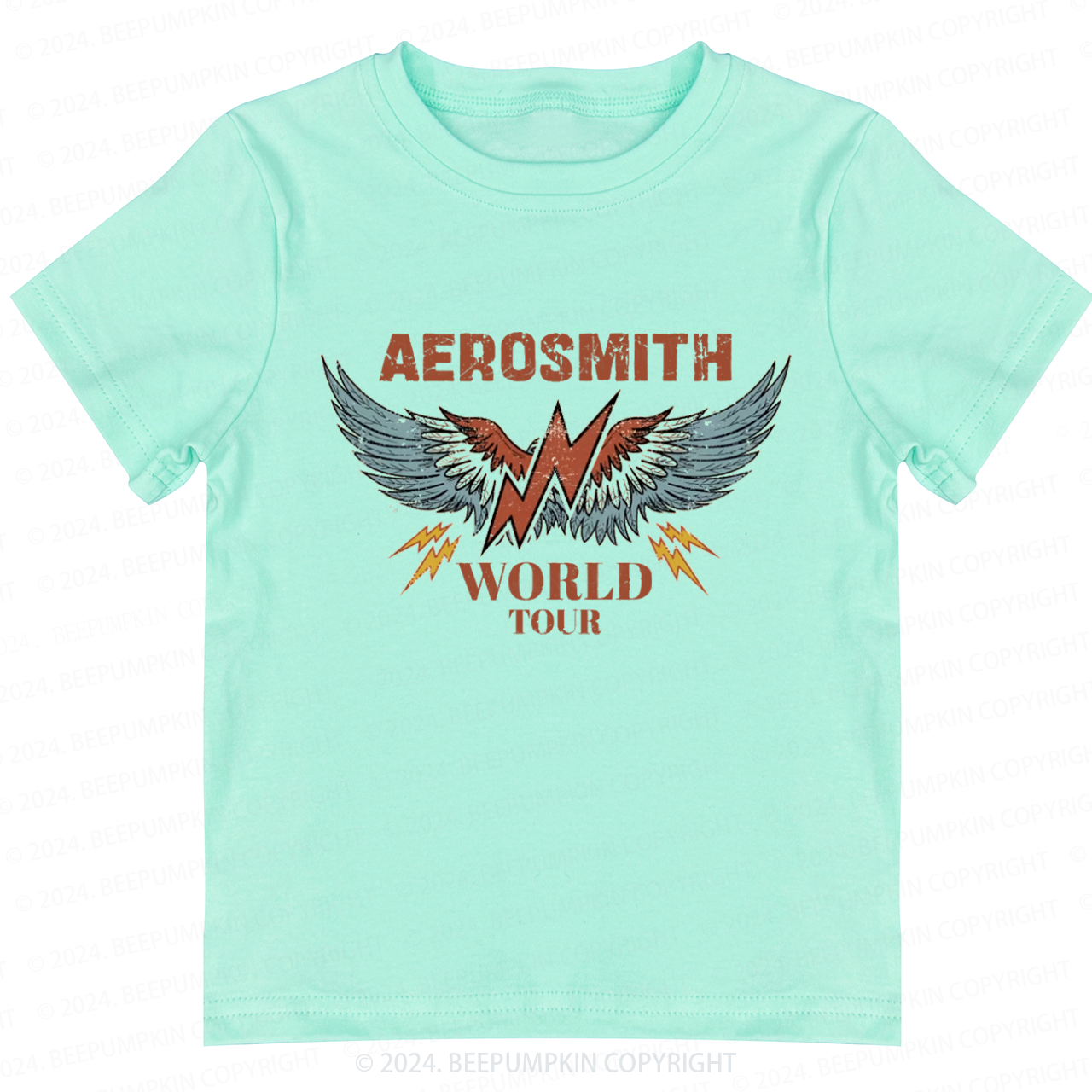 Rock n Band Band Wings Toddler&Kids Tees 8