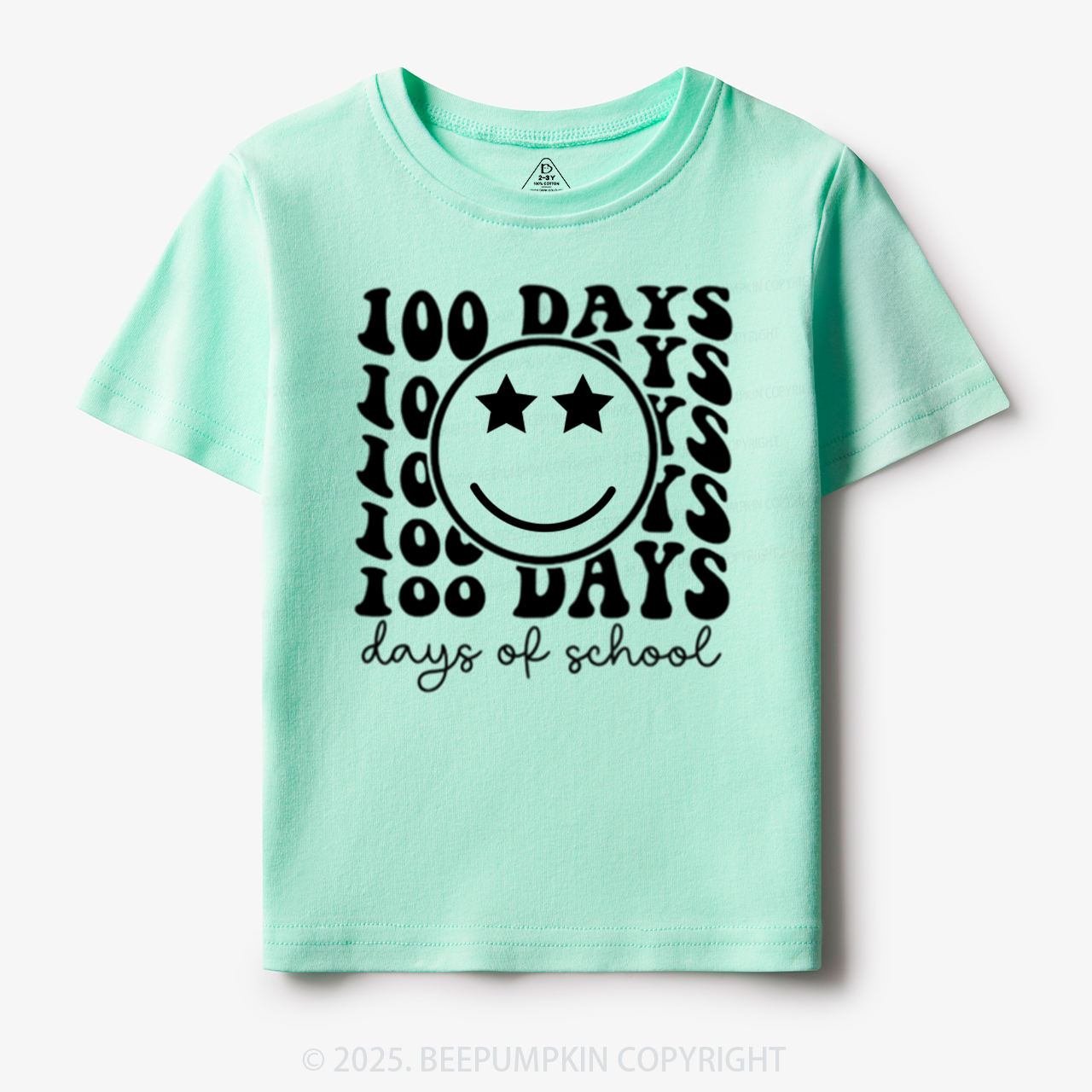 100 Days Of School Toddler&Kid's Tees Beepumpkin