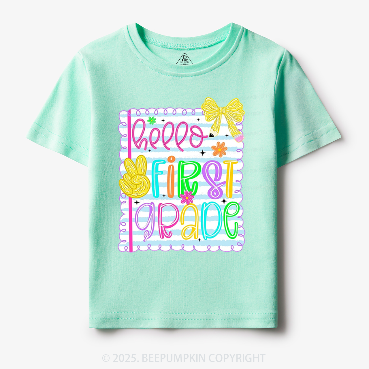Personalized Back-To-School Greetings Toddler&Kid's Tees Beepumpkin