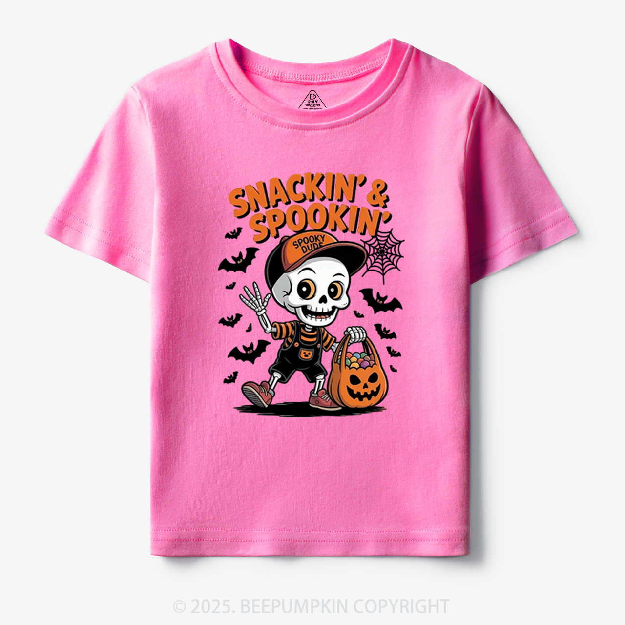 Snackin' & Spookin' Toddler&Kid's Tees Beepumpkin