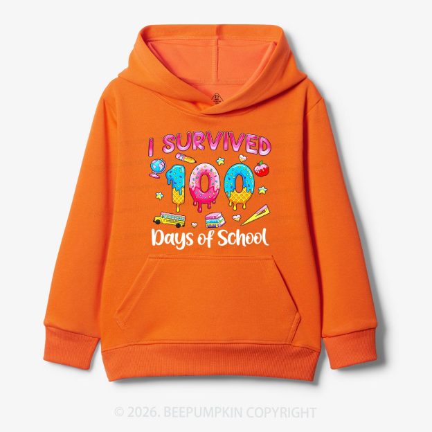 Sweet Survivor 100 Days Of School Toddler&Kid's Hoodies