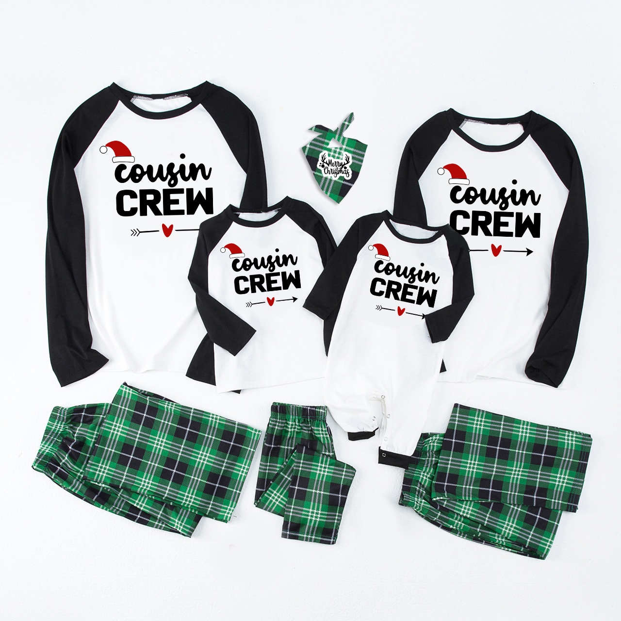 Heart&Arrow Crew Christmas Family Matching Pajamas