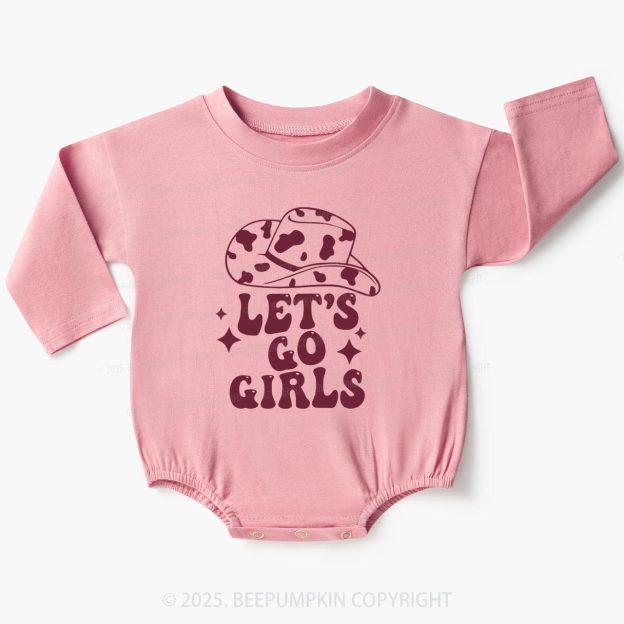 Let's Go Girls Baby Bubble Romper Beepumpkin