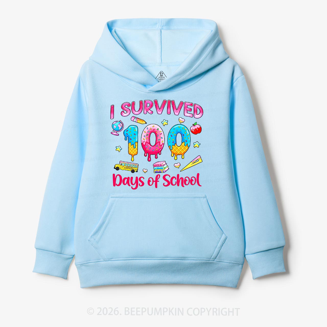 Sweet Survivor 100 Days Of School Toddler&Kid's Hoodies