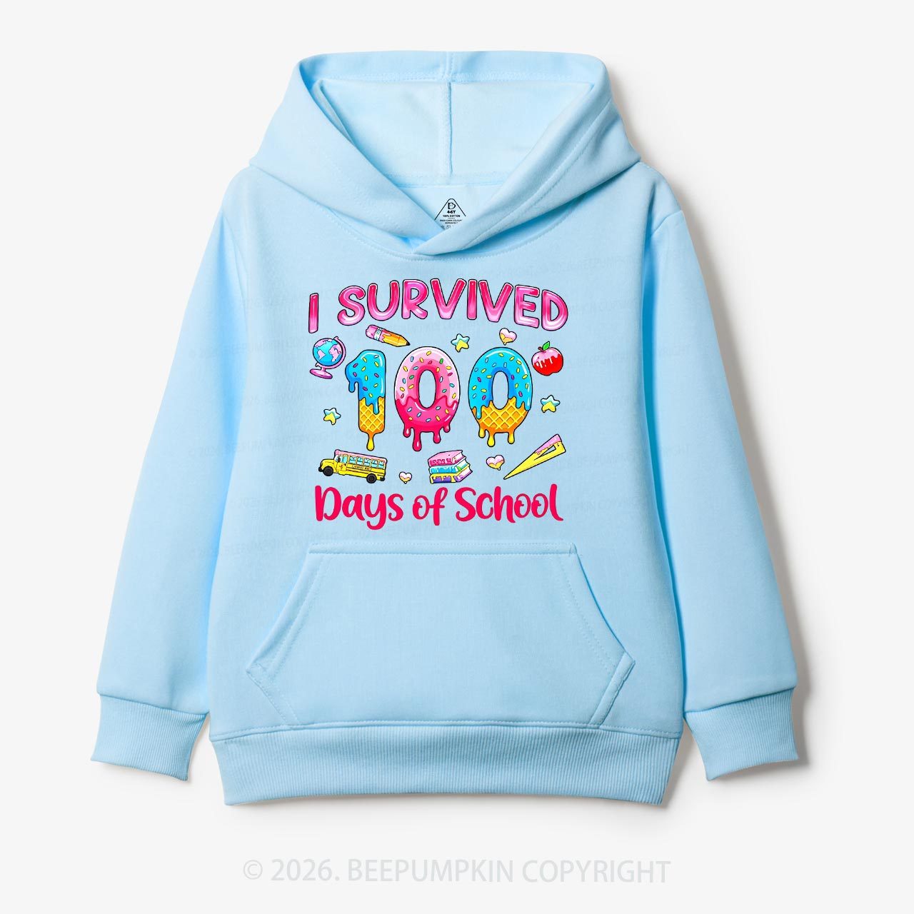 Sweet Survivor 100 Days Of School Toddler&Kid's Hoodies