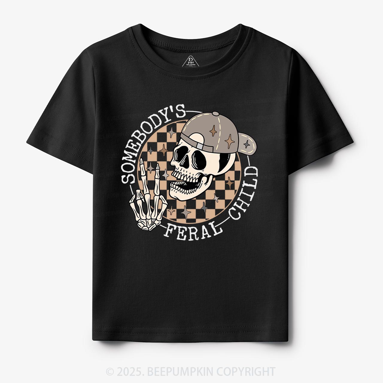 Somebody's Feral Child Toddler&Kid's Tees Beepumpkin 7