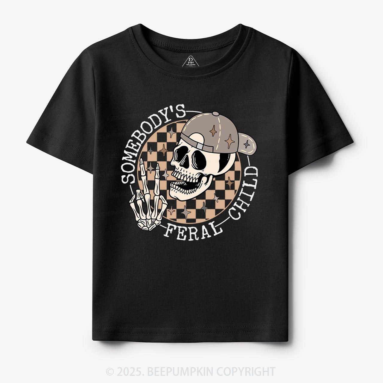 Somebody's Feral Child Toddler&Kid's Tees Beepumpkin 7