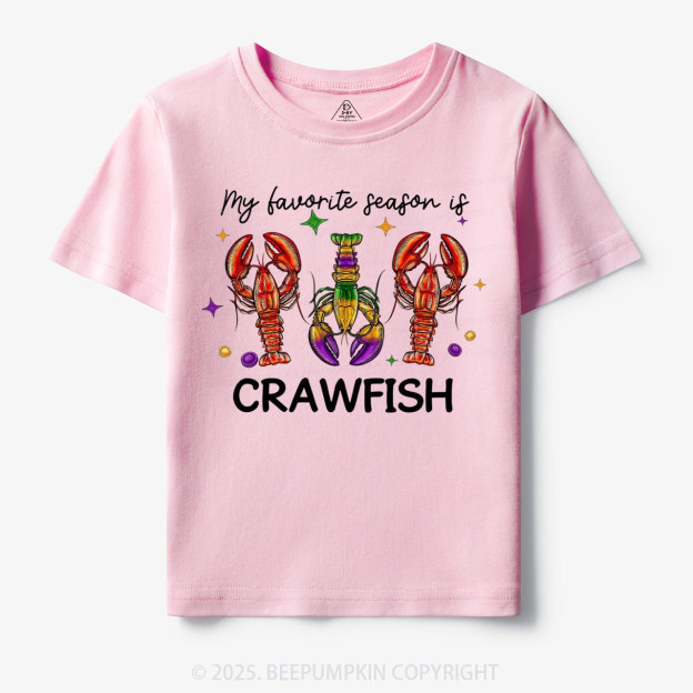 Mardi Gras Crawfish Toddler&Kid's Tees Beepumpkin