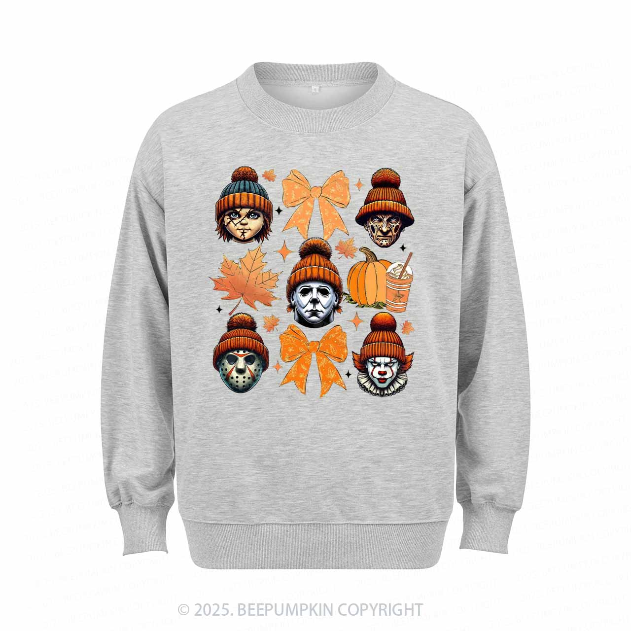 Fall Vibes Horror Sweatshirt Beepumpkin