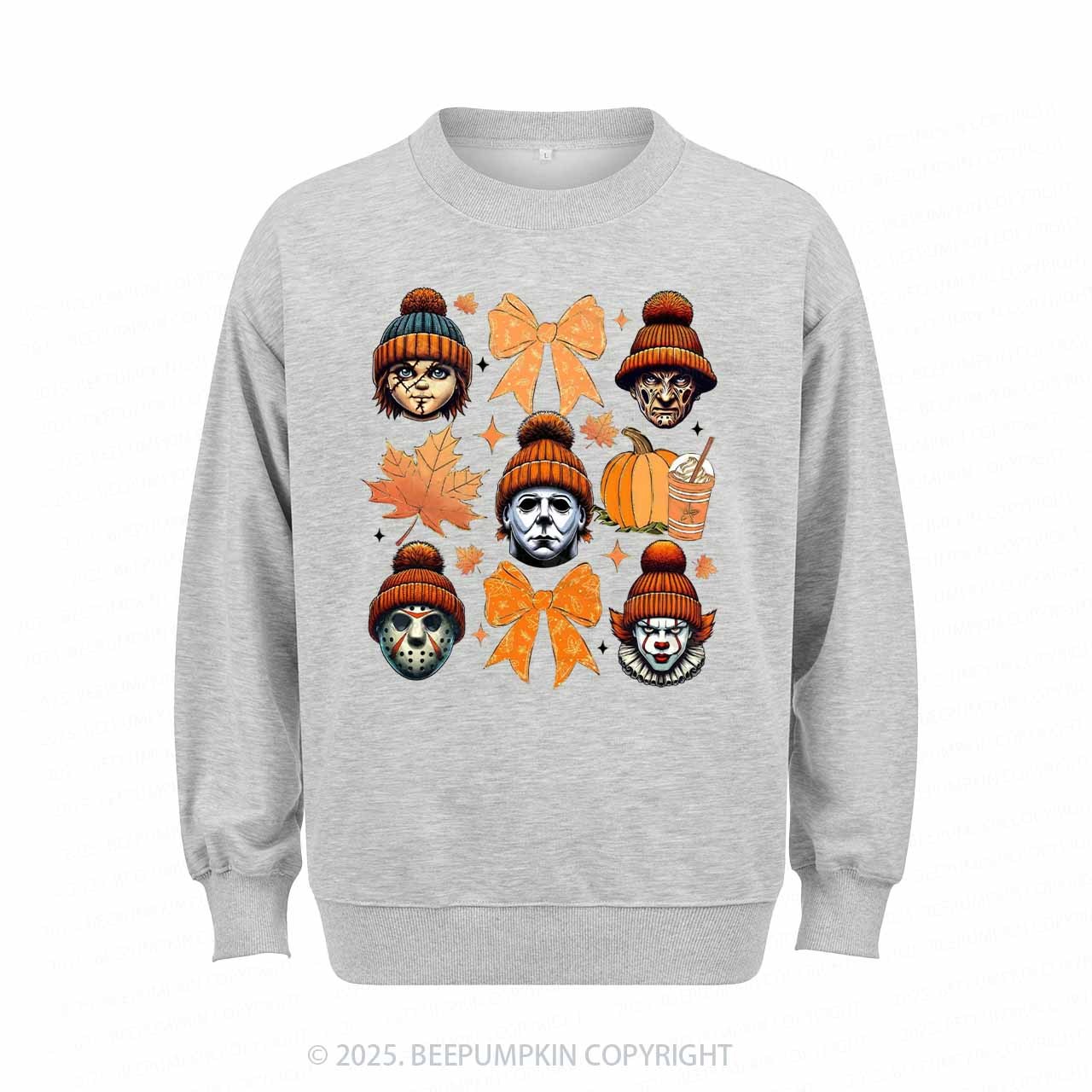Fall Vibes Horror Sweatshirt Beepumpkin