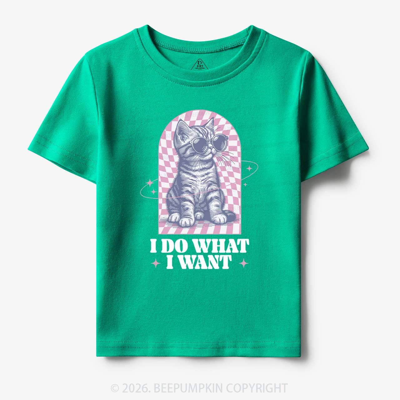 I Do What I Want Kitten Toddler&Kid's Tees