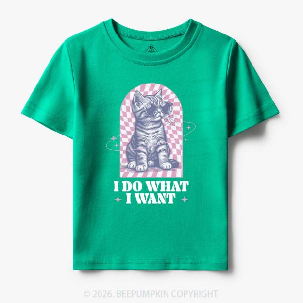 I Do What I Want Kitten Toddler&Kid's Tees