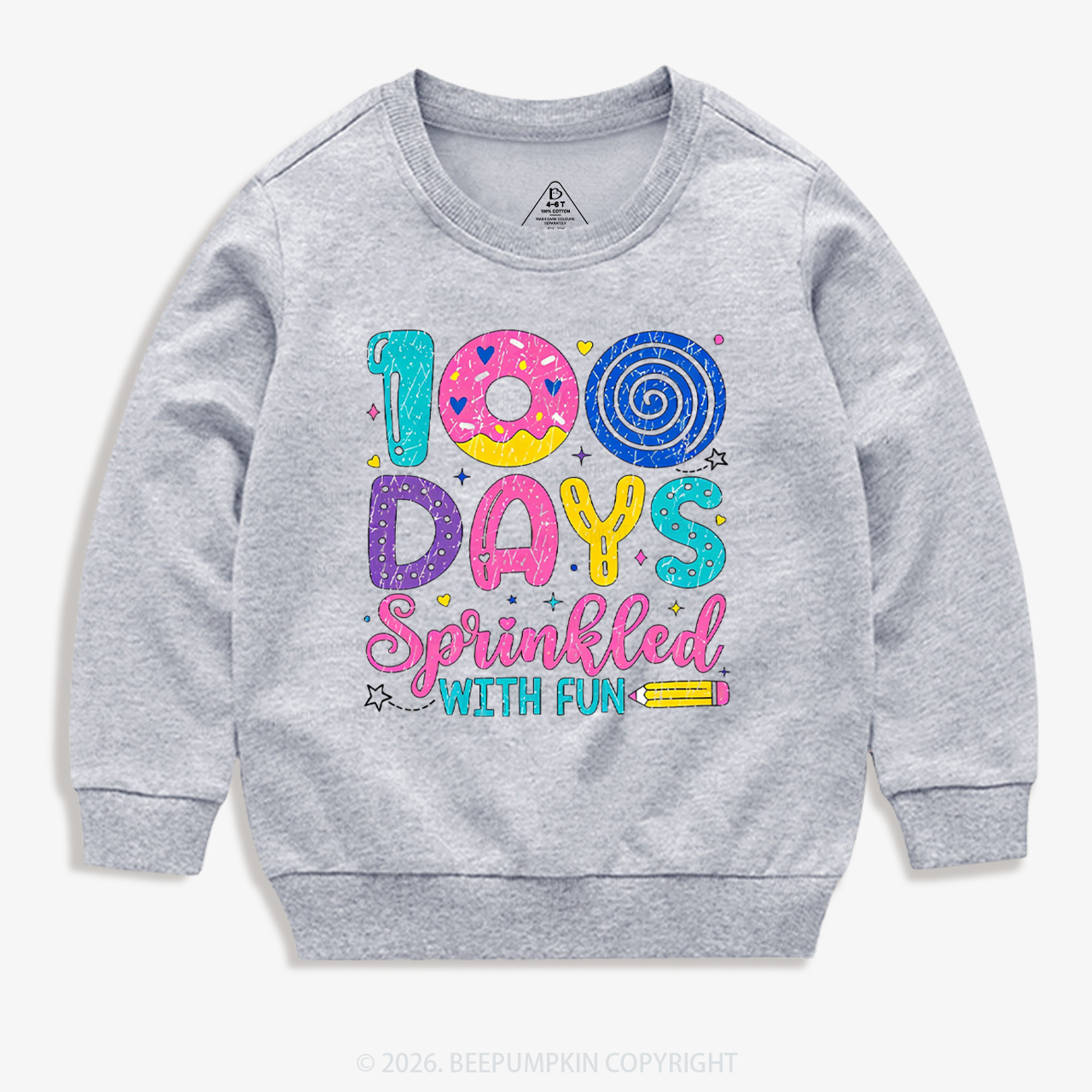 100 Days Sprinkled With Fun Toddler&Kid's Sweatshirt