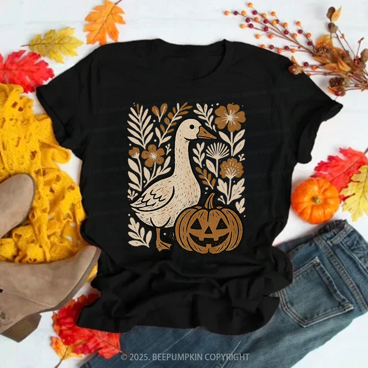 Goose Halloween T-Shirts Beepumpkin