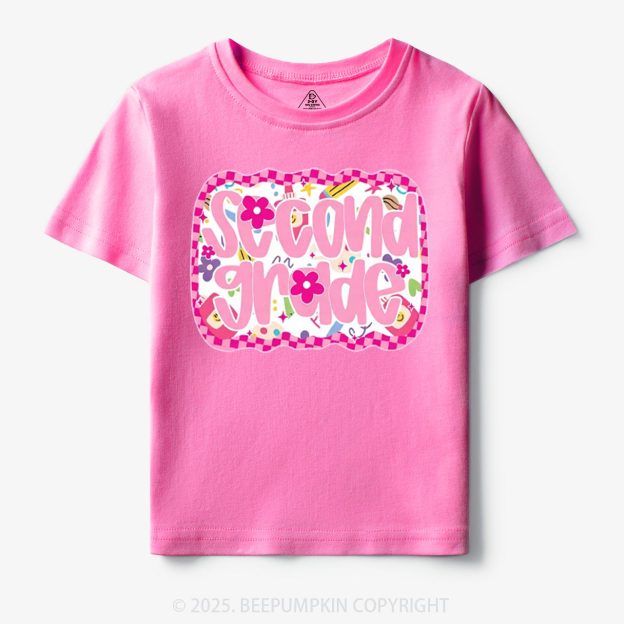 Personalized Pink School Magic Toddler&Kid's Tees Beepumpkin