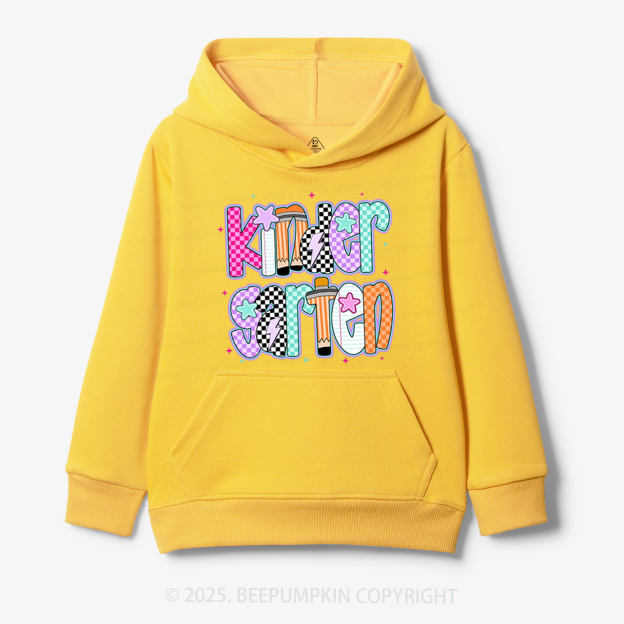 Personalized Purple Aura Grade Kid's Hoodies Beepumpkin