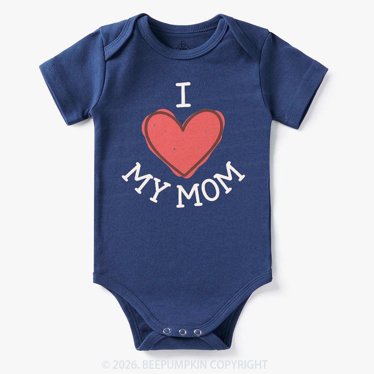 I Love My Mom Lovely Baby Bodysuit