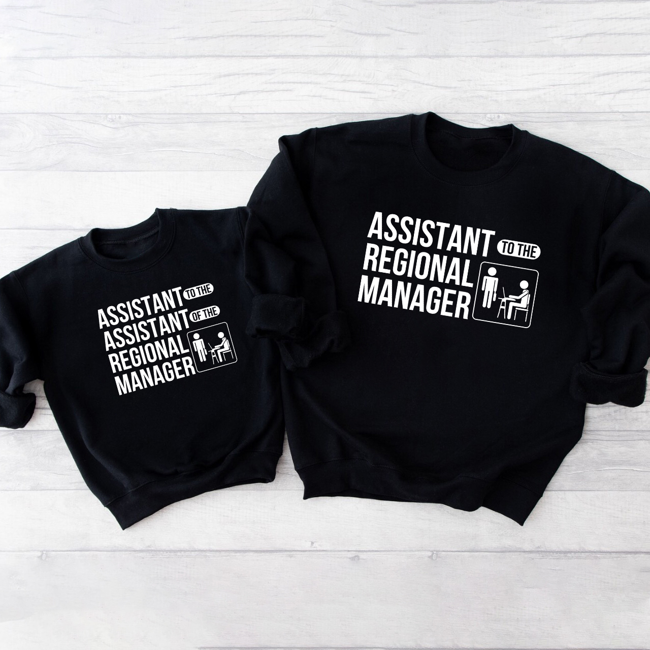 Regional Manager The Office Matching Family Sweatshirts
