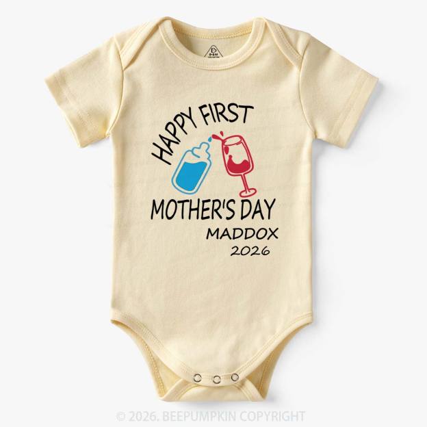 Happy Mother's/ Father's Day Cheers Bodysuit For Baby