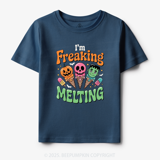 I’m Freaking Melting Halloween Toddler&Kid's Tees Beepumpkin