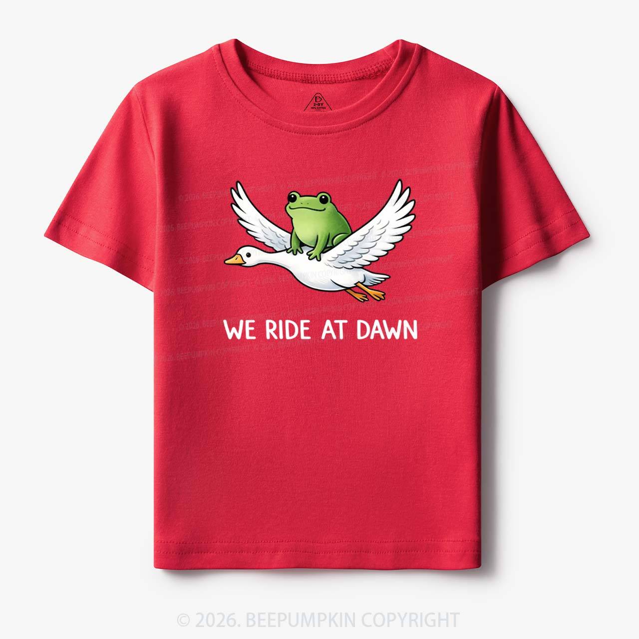 We Ride at Dawn Toddler&Kid's Tees