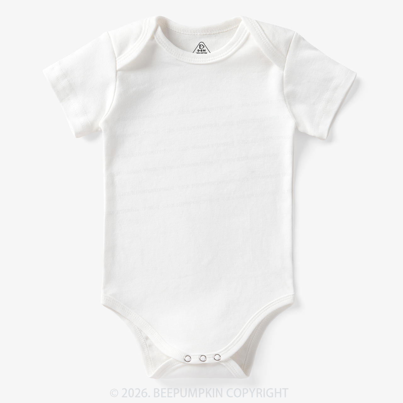 Solid Natural Baby Bodysuit