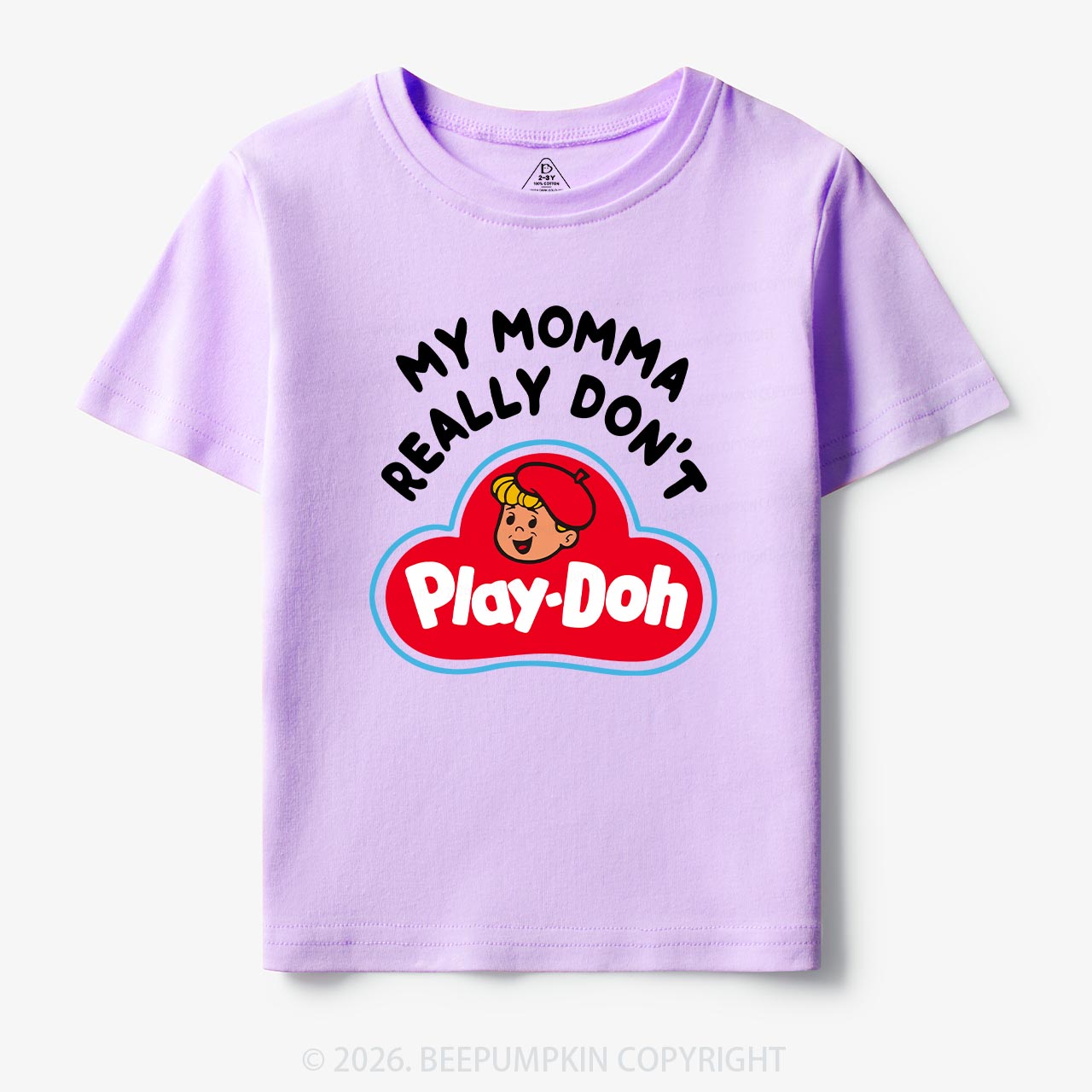 My Momma Really Don't Play-Doh Kids T-Shirt Beepumpkin