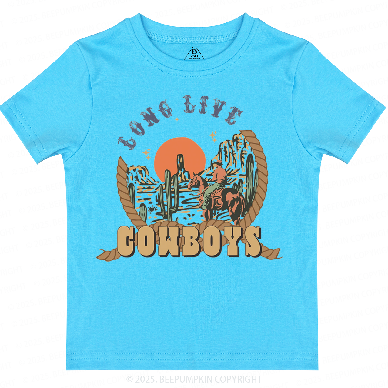Long Live Cowboys Toddler&Kid's Tees Beepumpkin