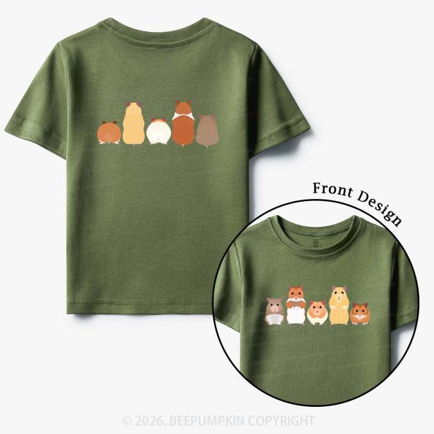 Cute Pet Hamsters Funny Toddler&Kid's Tees