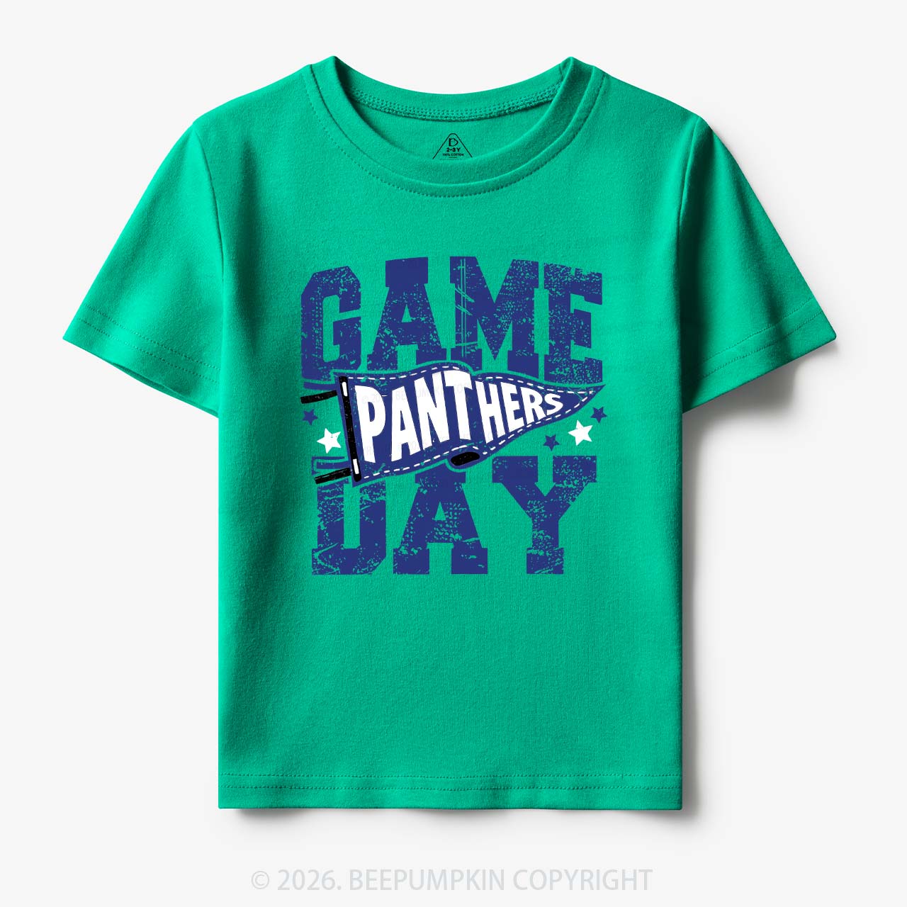 Personalized School Mascot Game Day Retro Toddler&Kid's Tees