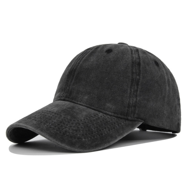 Adult Distressed Washed Peaked Cap