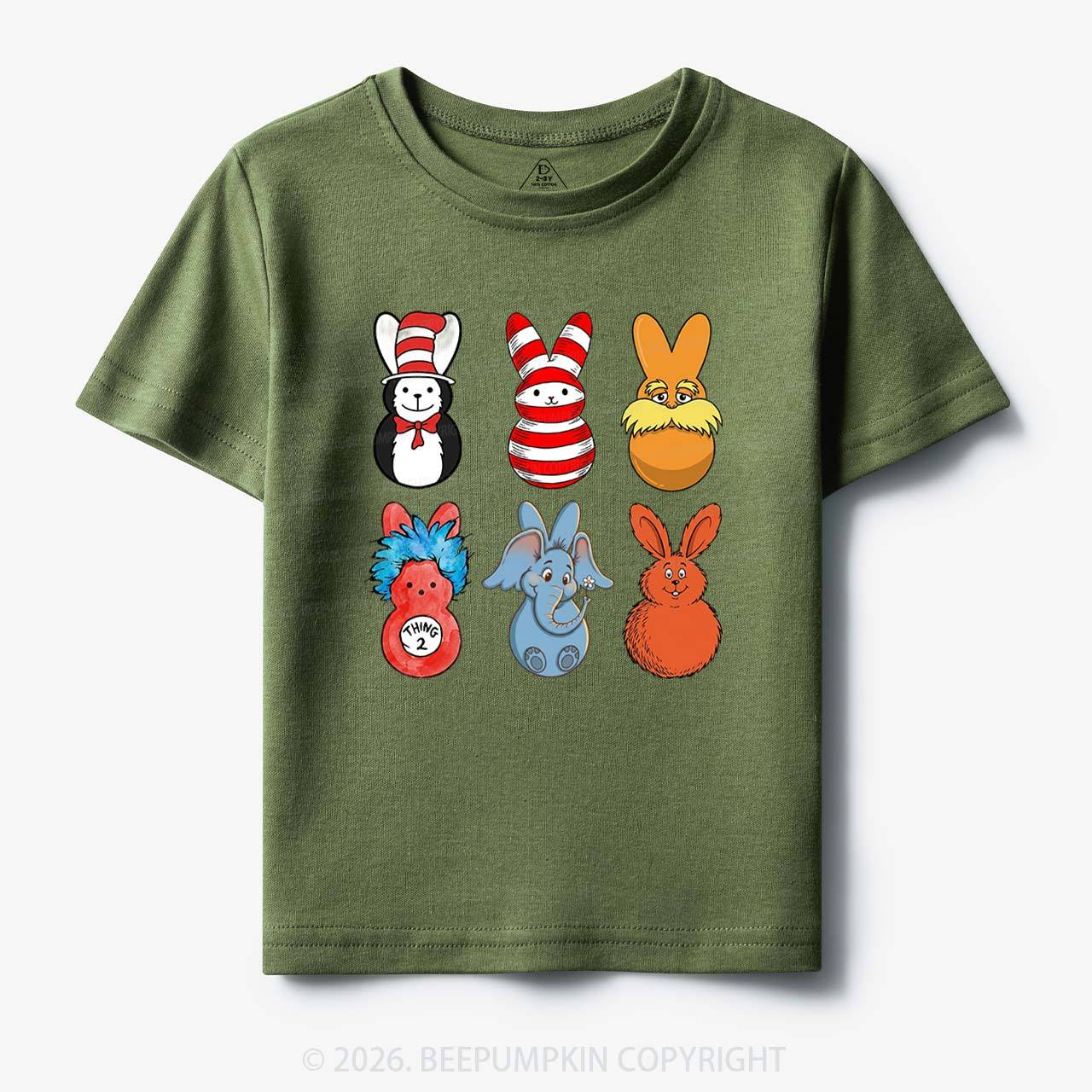 Storybook Bunny Tumbler Toddler&Kids Shirts