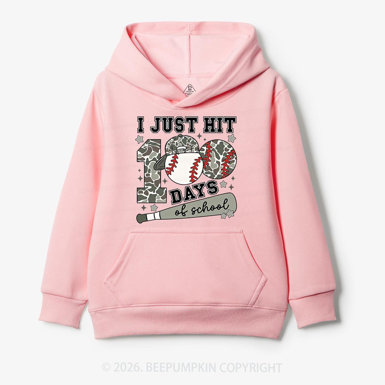 I Just Hit 100 Days Baseball School Toddler&Kid's Hoodies